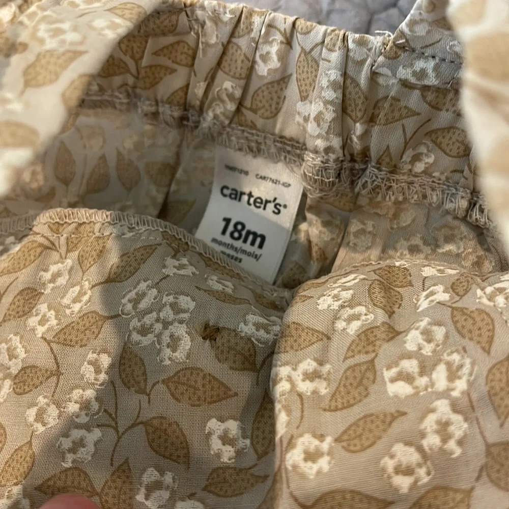 Nwot carters girls one piece outfit 18m
